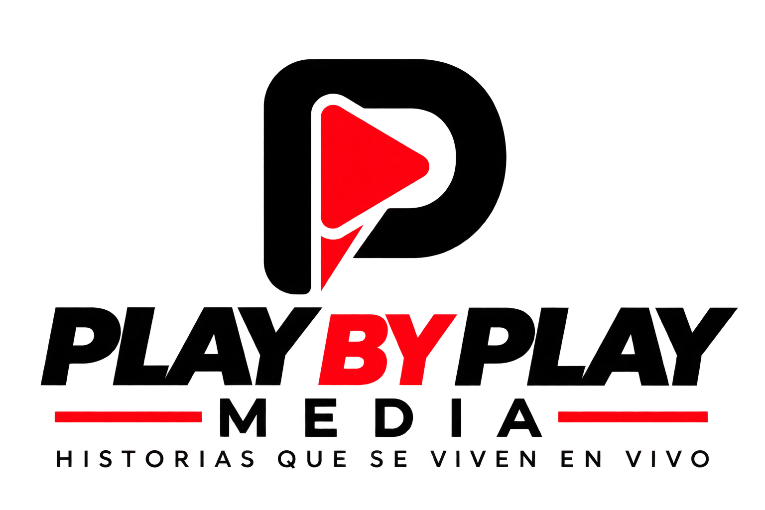 Logo original de Play by Play Media